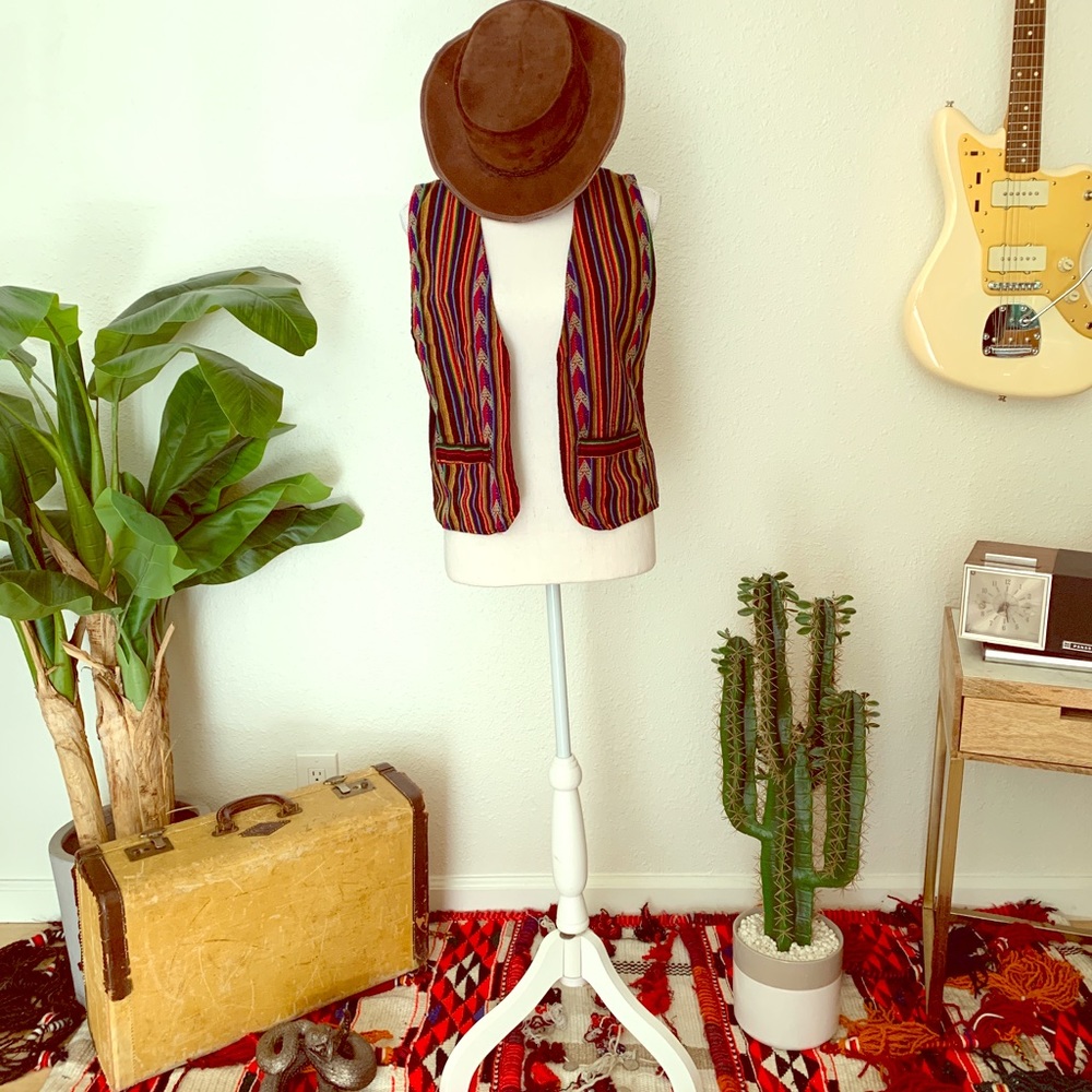 Multi Color Serape Vest